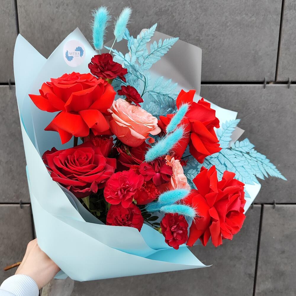 Букет с розой 